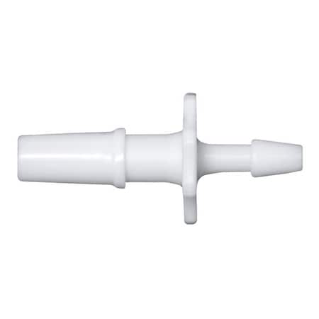 Cole Parmer Luer to Hose Barb Fitting, Straight Adpt, White Nylon, Rotating M Luer Lockx3/16in ID;10PK LMRL-3MN-QC